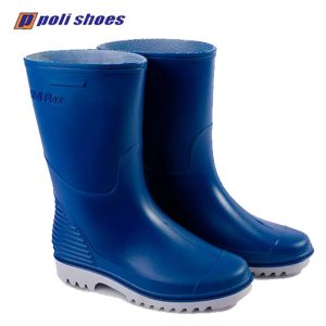BOTA DE PVC MIDI FLEX AZUL