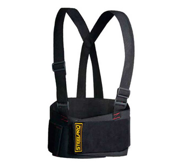 FAJA LUMBAR CON SUSPENSOR – STEELPRO