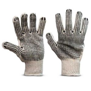 GUANTES DE HILO CON PUNTOS PVC – CLUTE