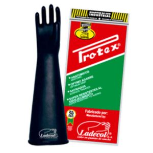 GUANTES LATEX DE 20″ CALIBRE 65 – PROTEX