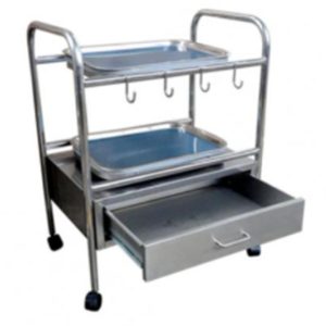MESA RODABLE PARA ANESTESIA - INOXIDABLE MA-50