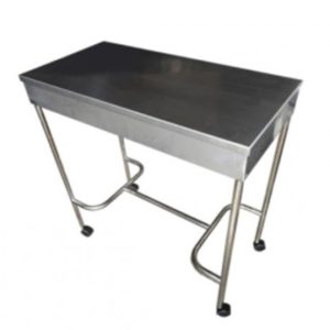MESA RODABLE PARA INSTRUMENTAL - INOXIDABLE MA-41