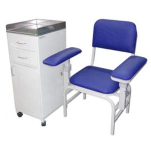 SILLA Y GABINETE PARA TOMA DE MUESTRAS MA-16